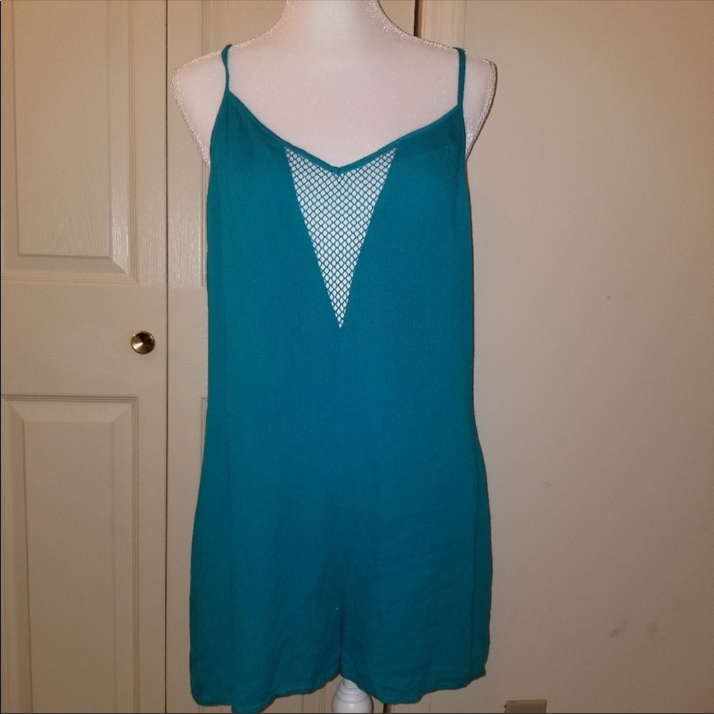 Cute blue romper from Urban Outfitters